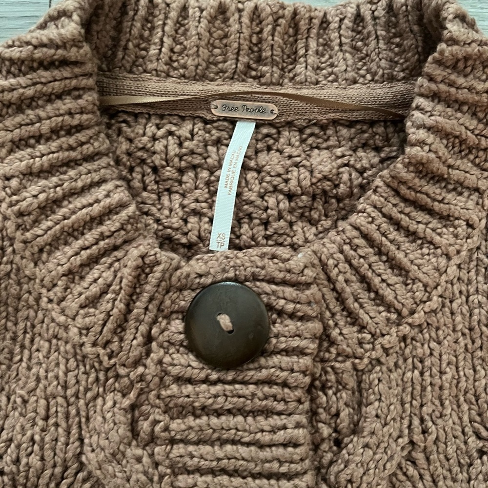 NWT FREE PEOPLE Bonfire Cardi - Picture 7 of 9